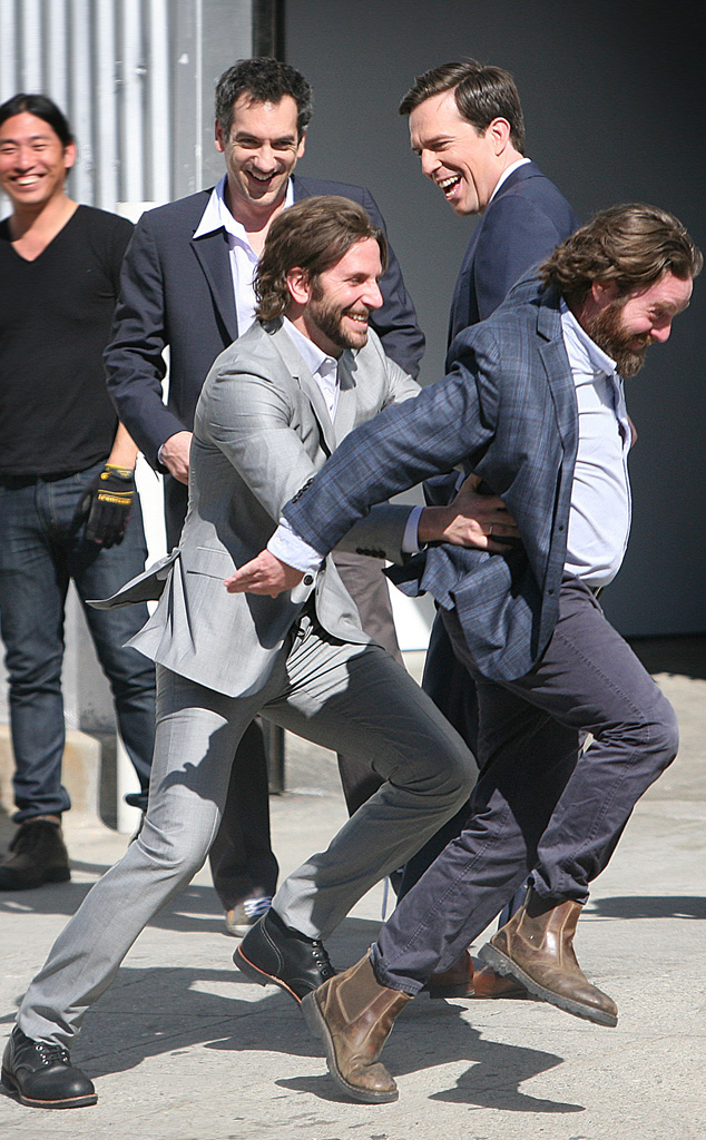 Todd Phillips, Bradley Cooper, Zach Galifianakis, Ed Helms
